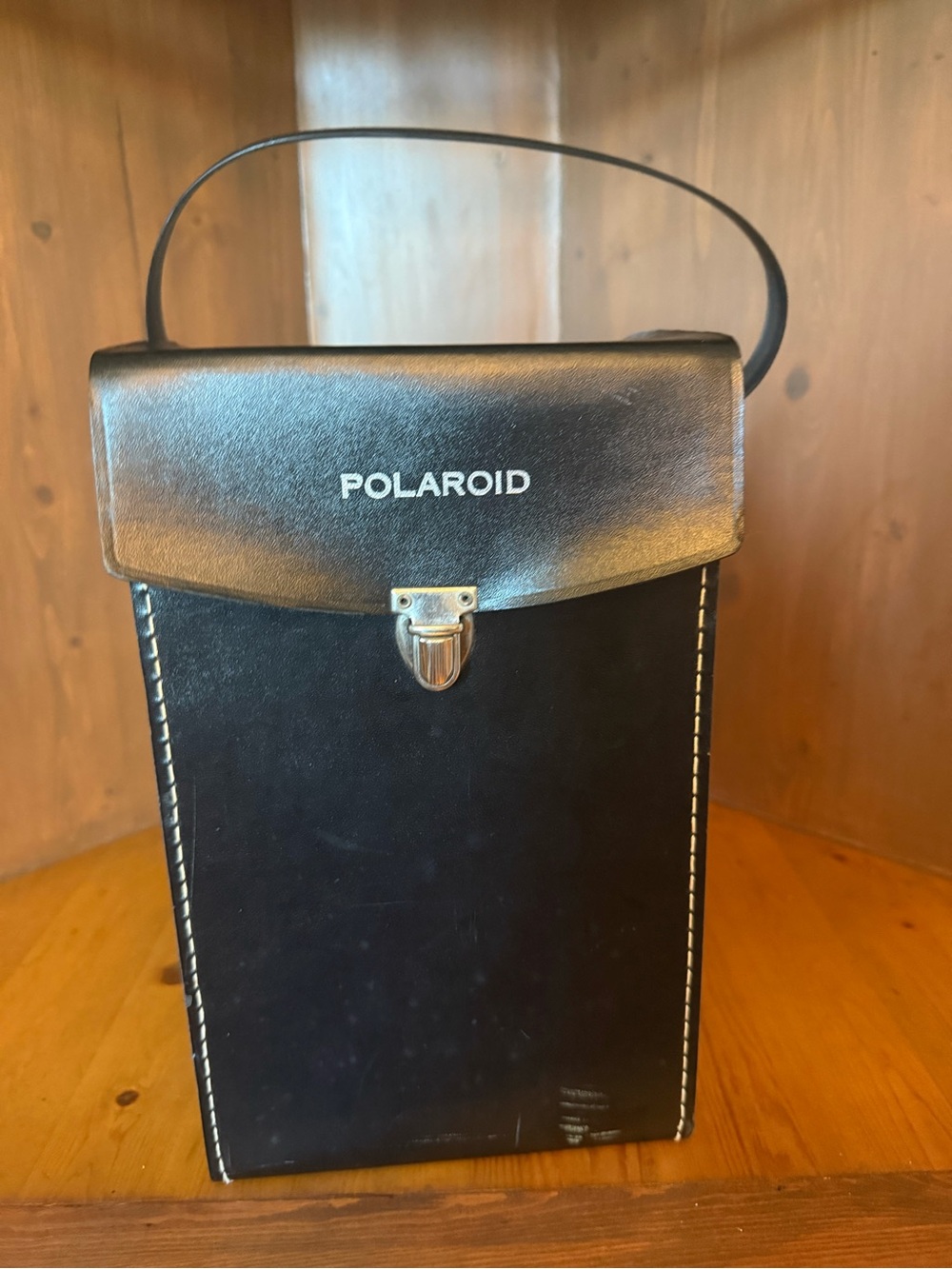 Polaroid vintage square shooter 2 Black Camera Bag  faux leather look